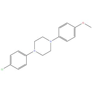 1-(4-methoxyphenyl)-4-(4-chlorophenyl)piperazine