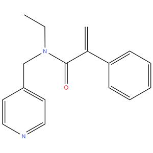 N-Eathyl-2-phenyl-N-(pyridin-4-ylmethyl) acrylamide