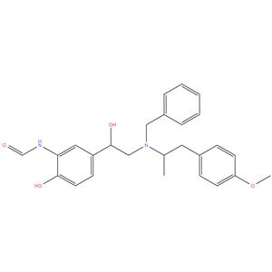 N-(5-(2-(Benzyl(1-(4-methoxyphenyl)propan-2- yl)amino)-1-hydroxyethyl)-2-hydroxyphenyl)formamide