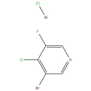 3 - bromo - 4 - chloro - 5 - fluoropyridine hydrochloride