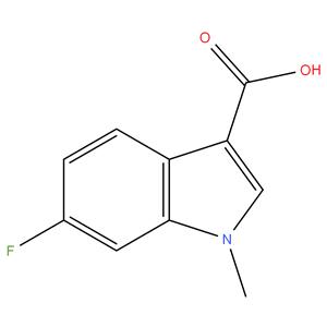 6 - fluoro - 1 - methyl - 1H - indole - 3 - carboxylic acid