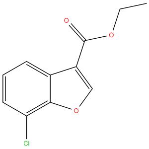 ETHYL-7-CHLORO-1-BENZOFURAN-3-CARBOXYLATE
