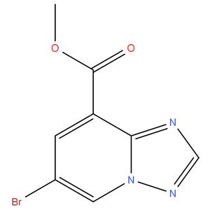 6-bromo-[1,2,4]triazolo[1,5-A]pyridine-8-carboxylic acid methyl ester