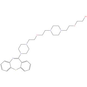 4-[2-[2-(4-Dibenzo [b,f] [1,4]thiazepin-11-yl-1-piperazinyl)ethoxy]ethyl]-1-[(2-hydroxyethoxyl)ethyl]-piperazine
