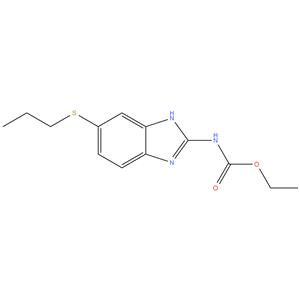 ethyl N-(6-propylsulfanyl-1H-benzimidazol-2-yl)carbamate