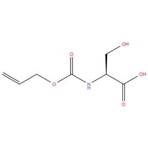 N-(allyloxycarbonyl)-L-serine