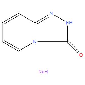 1,2,4-Triazole[4,3-a] pyridine-3-(2H)-one sodium salt