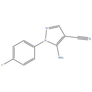 5-AMINO-4-CYANO-1-(4-FLUORO PHENYL)PYRAZOLE