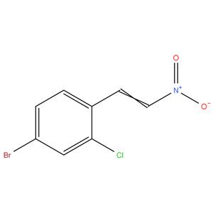 4-bromo-2-chloro-1-(2-nitrovinyl)benzene