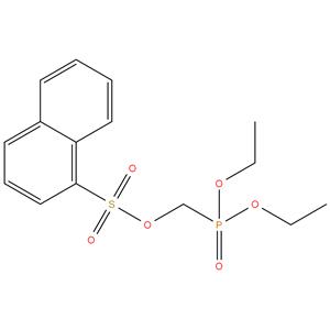diethyl [(naphthalene-1-sulfonyl)oxy]methanephosphonate