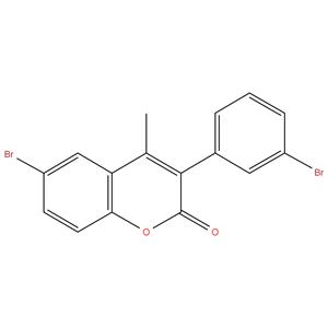 6-Bromo-3(3'-bromophenyl)-4-methylcoumarin