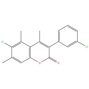 6-Chloro-3(3’-Chloro Phenyl)-4,5,7-Trimethyl Coumarin