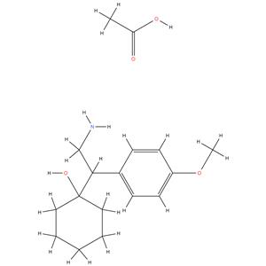 2-(4'-Methoxyphenyl) -2-(1-hydroxycyclohexyl) ethylamine acetate