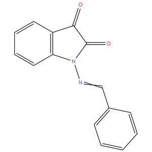 1-(benzylideneamino)indoline-2,3-dione