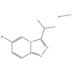 6-Bromo-3-isopropyl-[1,2,4]triazolo[4,3-a]pyridine hydrochloride