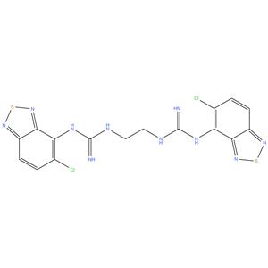 1,1'-(Ethane-1,2-diyl)bis(3-(5-chlorobenzo[c][1,2,5]thiadiazol-4-yl)guanidine)