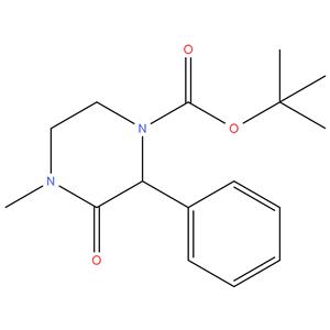 1-Piperazinecarboxylic acid,4-methyl-3-oxo-2-phenyl-,1,1-dimethylethyl ester