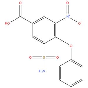 3-nitro-4-phenoxy-5-sulfamoylbenzoic acid