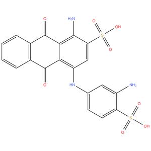 1-Amino-4-(3-amino-4-sulfo-phenylamino)-9,10-dioxo-9,10-dihydro-anthracene-2-sulfonic acid