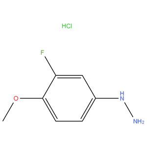 (3-Fluoro-4-methoxyphenyl)hydrazine hydrochloride