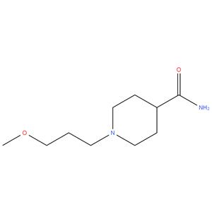 1- ( 3 - methoxypropyl ) piperidine - 4 - carboxamide