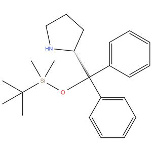 (R)-2-(((tert-
Butyldimethylsilyl)-oxy) diphenylmethyl) pyrrolidine