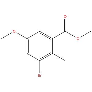 METHYL 3-BROMO-5-METHOXY-2-METHYLBENZOATE
