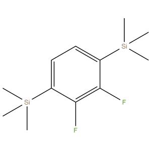 2,3-difluoro-1,4-bis(trimethylsilyl) benzene