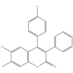 6-Chloro-4(4-Chloro Phenyl)-7-Methyl-3-Phenyl Coumarin