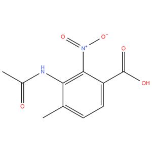 3-acetamido-4-methyl-2-nitrobenzoic acid