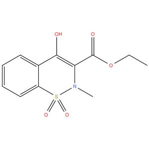 4-Hydroxy-2-methyl-2H-1,2-benzothiazine-3-carboxylic acid ethyl ester 1,1-dioxide