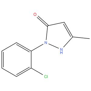 1 ( 3 Chlorophenyl ) 3 Methyl 5 Pyrazolone