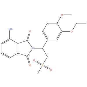 ((S)-4-amino-2-(1-(3-ethoxy-4-methoxyphenyl)-2-(methylsulfonyl)ethyl)isoindoline-1,3-dione (N- Deacetyl Apremilast)