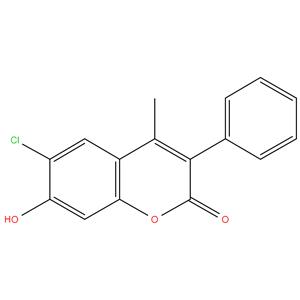 6-Chloro-7-Hydroxy-4-Methyl-3-Phenyl Coumarin