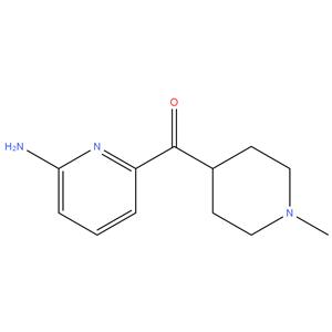 (6-aminopyridin-2-yl)(1-methylpiperidin-4-yl)methanone