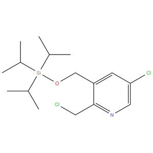 5-Chloro-2-(chloromethyl)-3-(((triisopropylsilyl)oxy)methyl)pyridine
