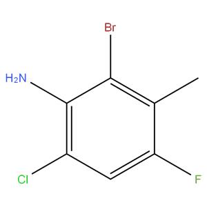 2-bromo-6-chloro-3-fluoro-4-methylaniline