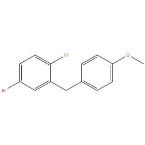 4-BROMO-1-CHLORO-2-(4-METHOXYBENZYL)BENZENE
