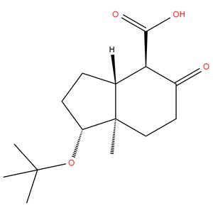 (1R,4R,7aR)-1-(tert-butoxy)-7a-methyl-5-oxooctahydro-1H-indene-4-carboxylic acid
