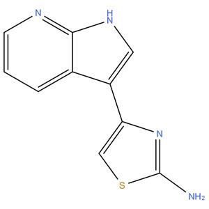 4-(1H-pyrrolo[2,3-b]pyridin-3-yl)thiazol-2-amine
