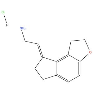 (2E)-2-(1,2,6,7-Tetrahydro-8H-indeno[5,4-b]furan-8-ylidene)ethanamine hydrochloride (1:1)