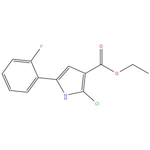 ethyl 2-chloro-5-(2-fluorophenyl)-1H-pyrrole-3-carboxylate