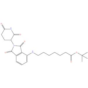 tert-butyl 7-((2-(2,6-dioxopiperidin-3-yl)-1,3-dioxoisoindolin-4-yl)amino)heptanoate