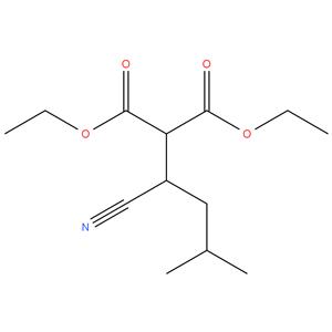 Diethyl (1-Cyano-3-methylbutyl)malonate