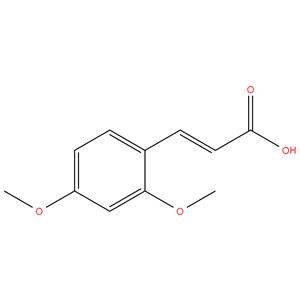 trans2,4-dimethoxycinnamic acid-98%