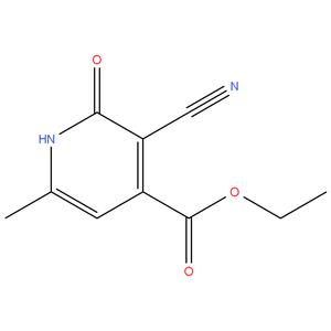 Ethyl 3-cyano-6-methyl-2-oxo-1,2-dihydro-4-pyridinecarboxylate