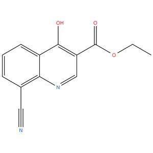 8-Cyano-4-Hydroxyquinoline-3-Carboxylic Acid Ethyl Ester