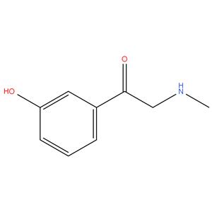 Phenylephrine EP Impurity C
Phenylephrine USP Related Compound C; 1-(3-hydroxyphenyl)- 2-(methylamino)ethanone ;phenylephrone