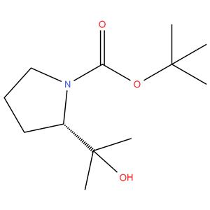 (S)-2-(1-Hydroxy-1-methylethyl)-pyrrolidine-1-
carboxylicacidtert-butylester