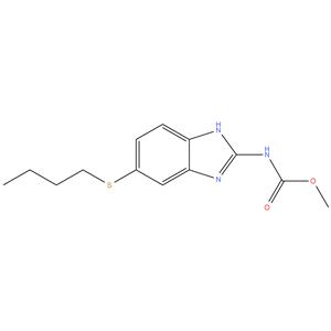 Methyl N-[5-(butylsulfanyl)-1H-benzimidazol-2- yl]carbamate